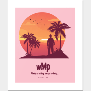 wMp Sunset Myers Posters and Art